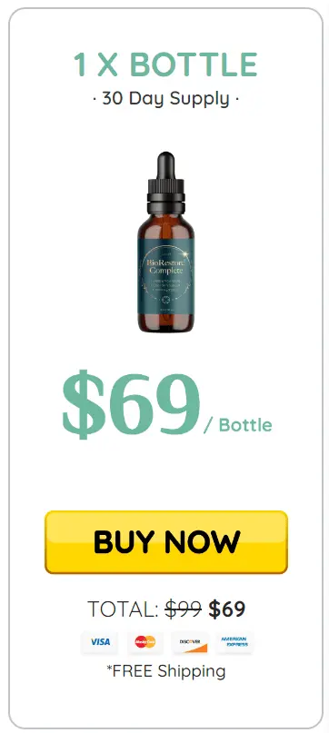 Buy BioRestore Complete 1 Bottle — $69 per bottle